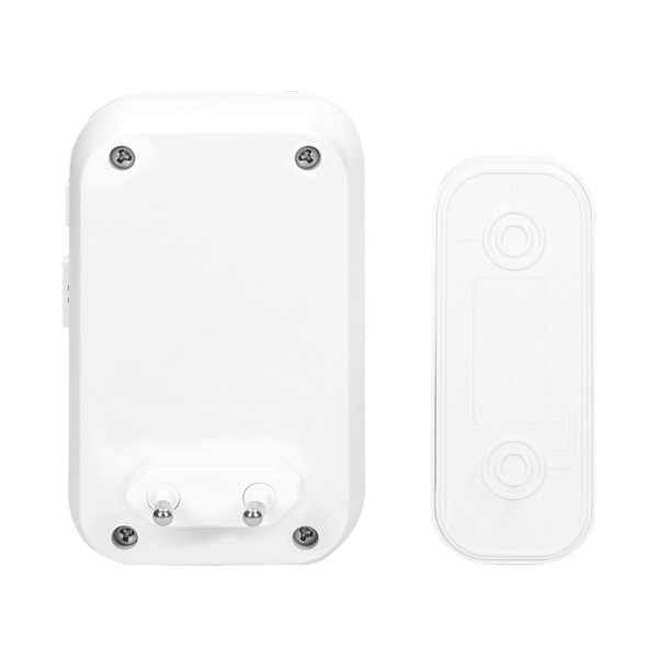 FADO AC wireless mains-powered doorbell with learning system, 36 sounds, 80m FADO AC wireless mains-powered doorbell with learning system, 36 sounds, 80m